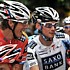 Frank and Andy Schleck during the tenth stage of the Tour de France 2009